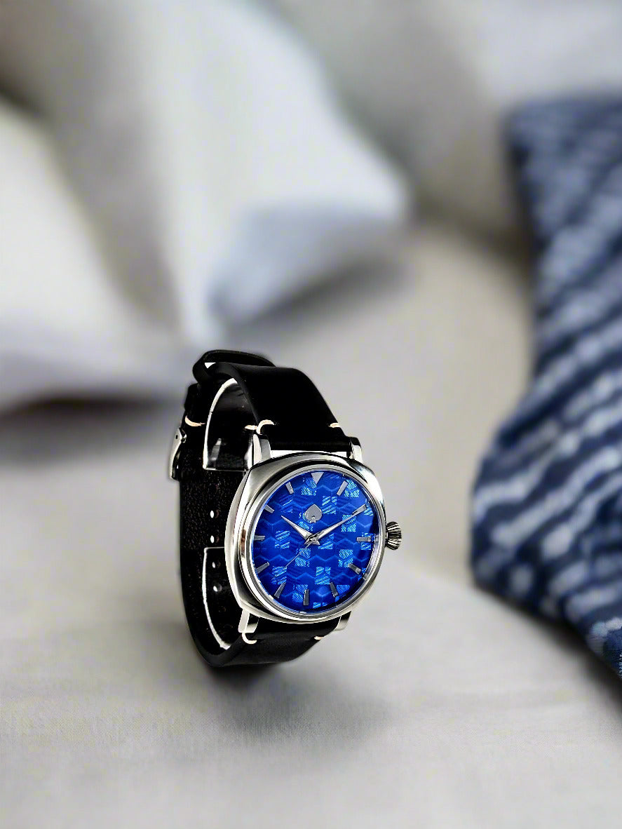 Honeycomb - Automatic Watch Royal Blue Dial