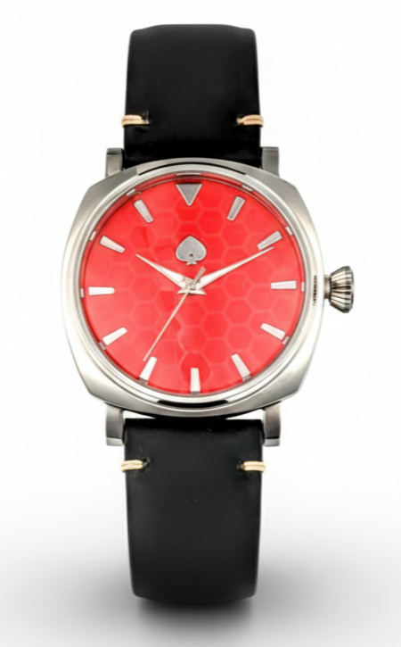 Honeycomb - Automatic Watch Red Dial