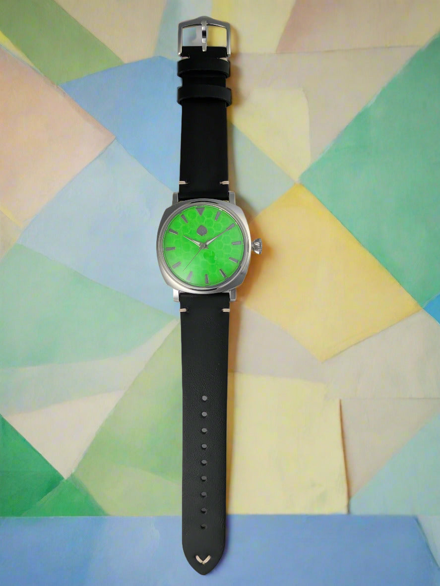 Honeycomb - Automatic Watch Green Dial