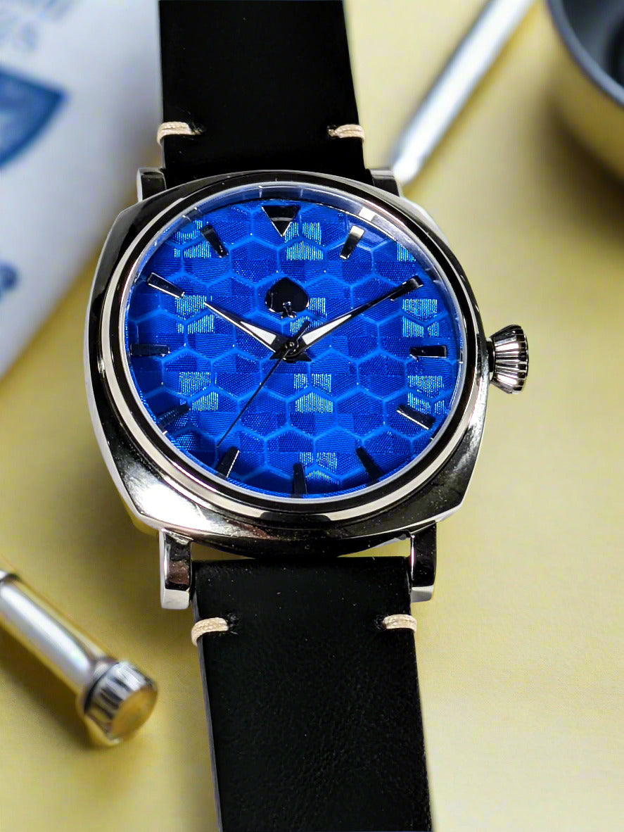 Honeycomb - Automatic Watch Royal Blue Dial