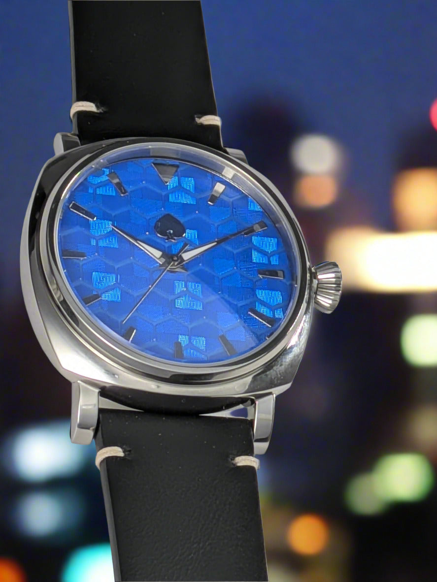 Honeycomb - Automatic Watch Royal Blue Dial