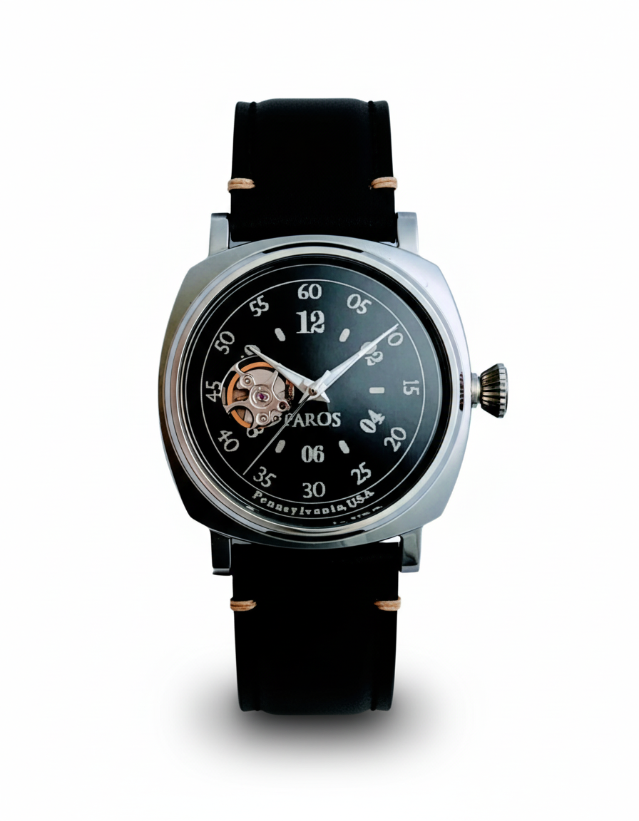 PAROS Atlas GMT NH34A sapphire crystal USA made