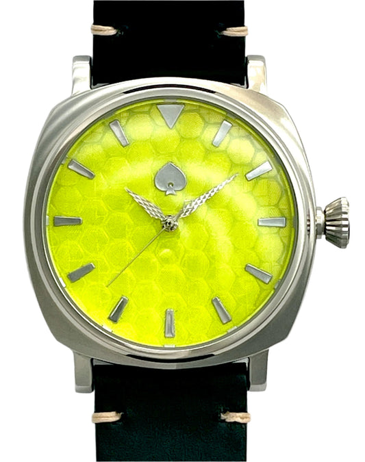 Honeycomb - Automatic Watch Yellow Dial
