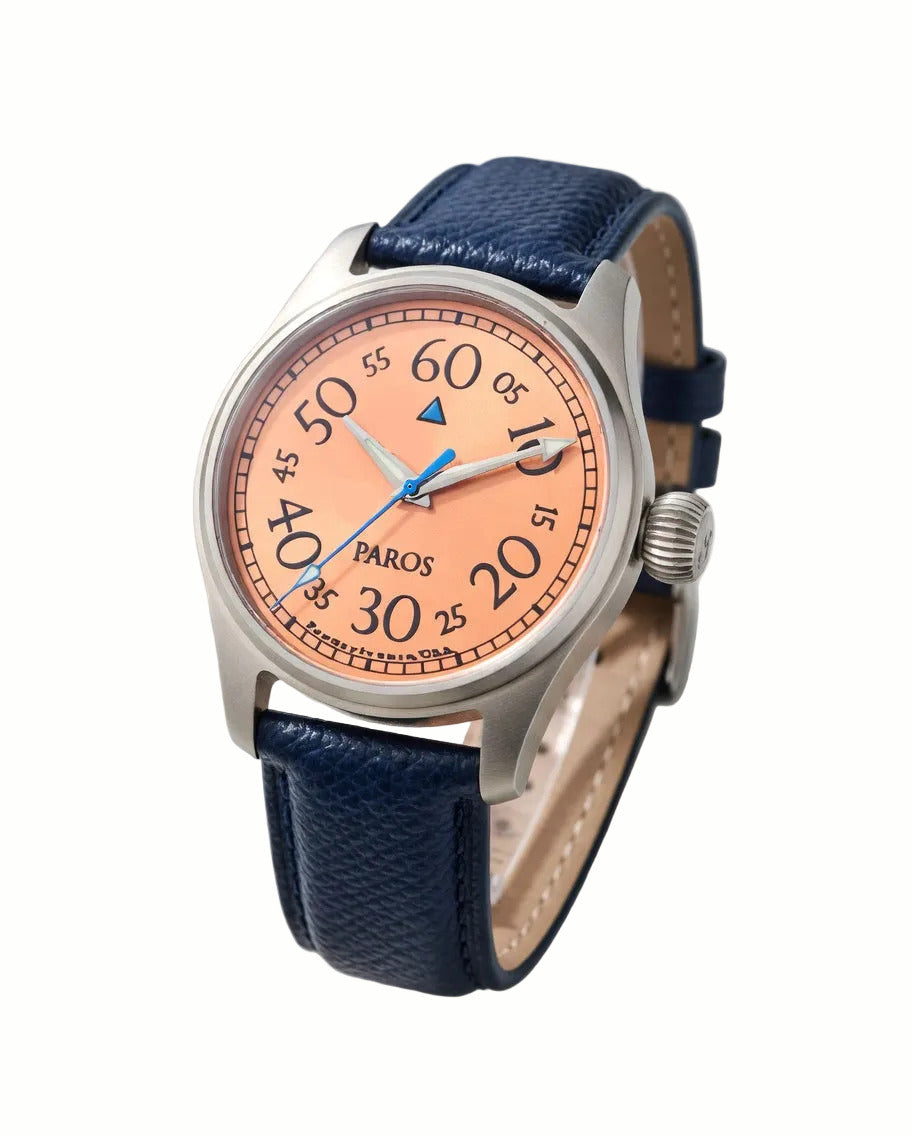 PAROS SOLOIST Salmon dial watch