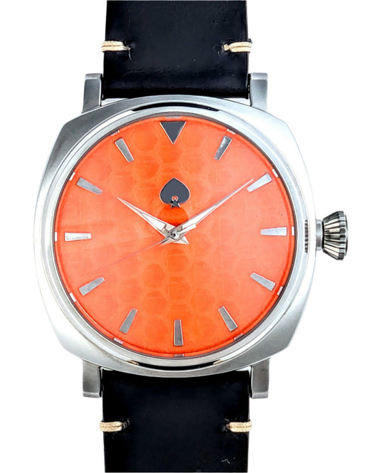 Honeycomb - Automatic Watch Orange Dial