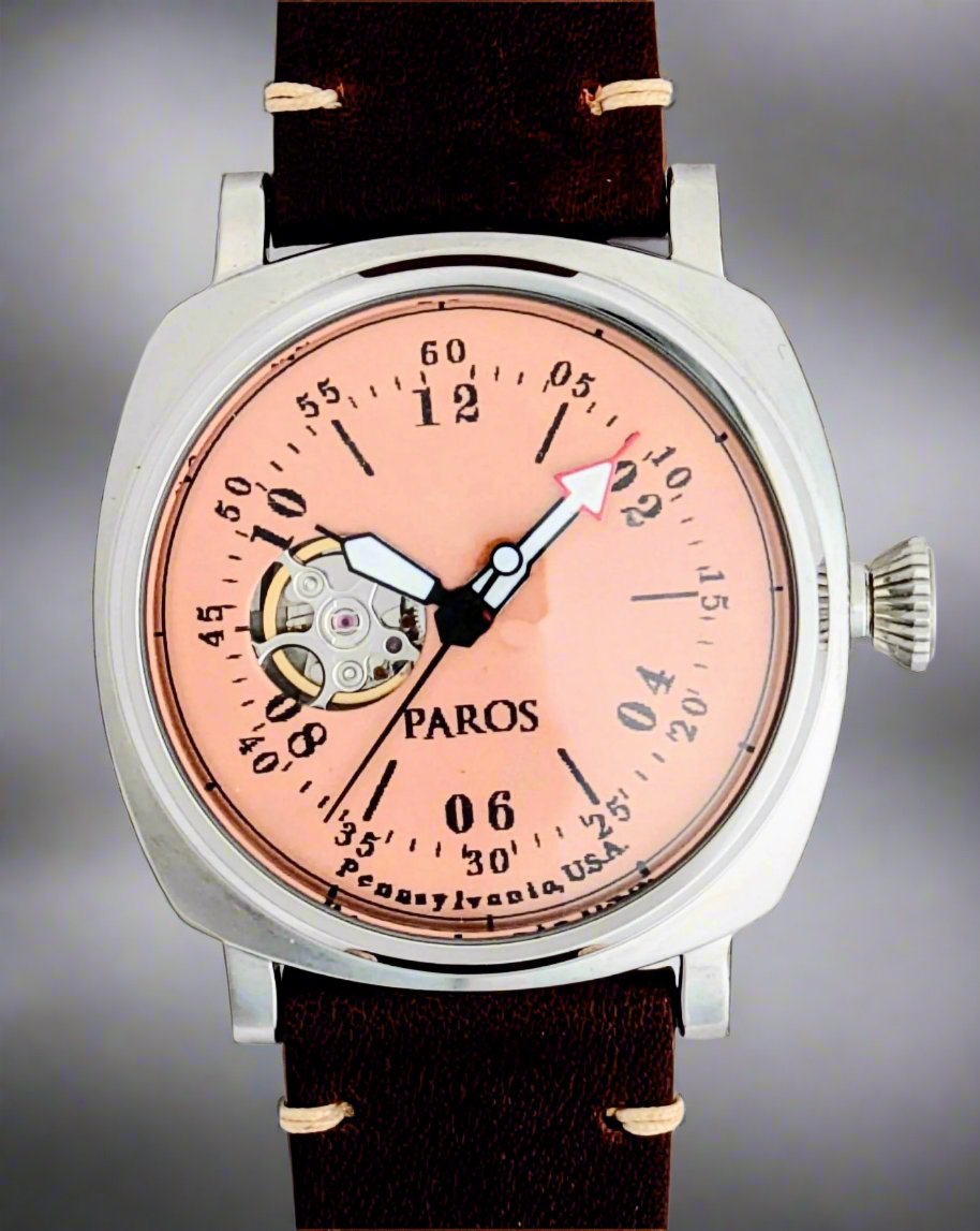 Salmon Tail Open Heart - Automatic Watch