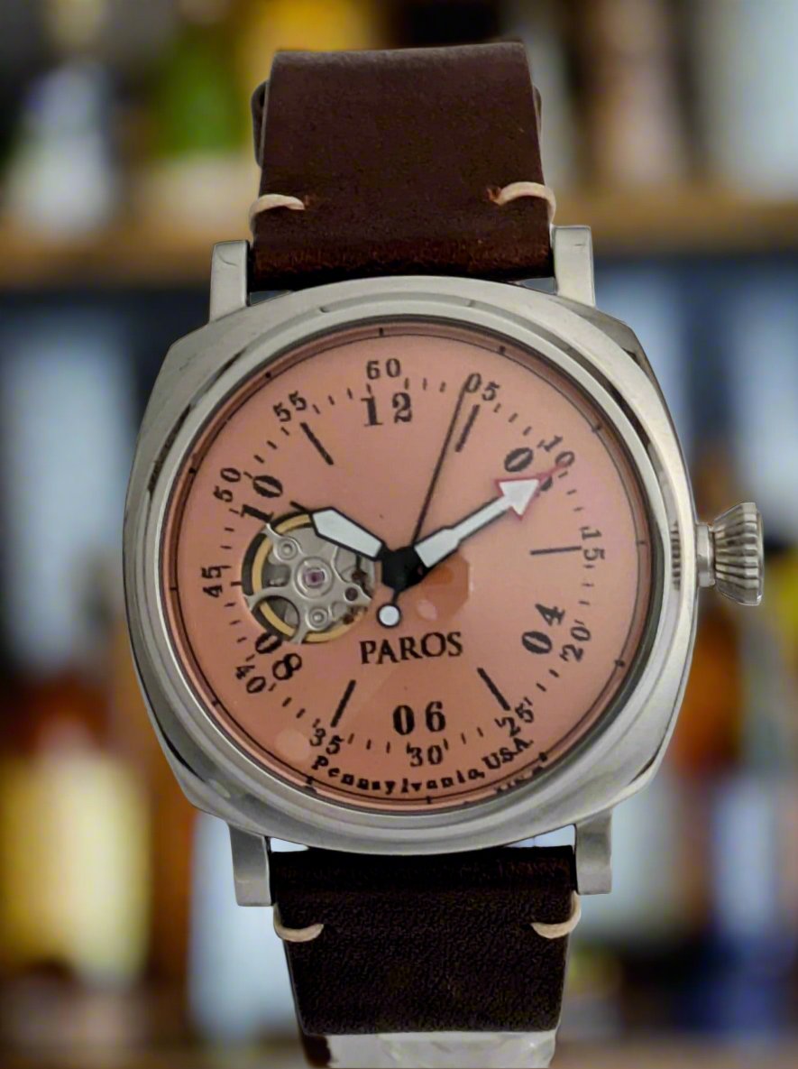 Salmon Tail Open Heart - Automatic Watch