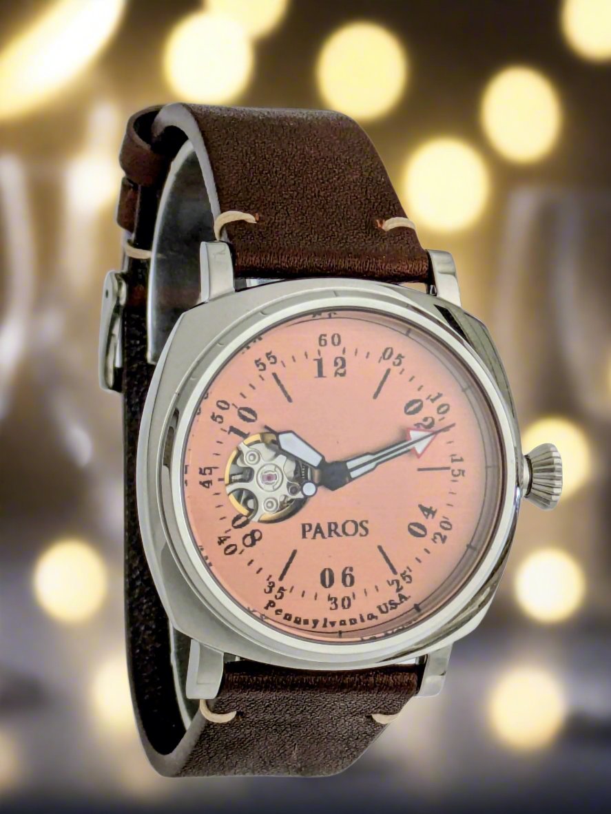 Salmon Tail Open Heart - Automatic Watch