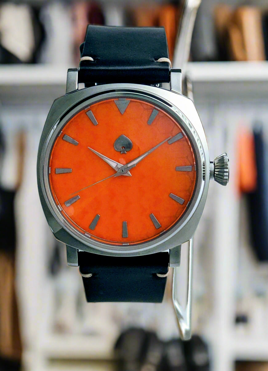 Honeycomb - Automatic Watch Orange Dial