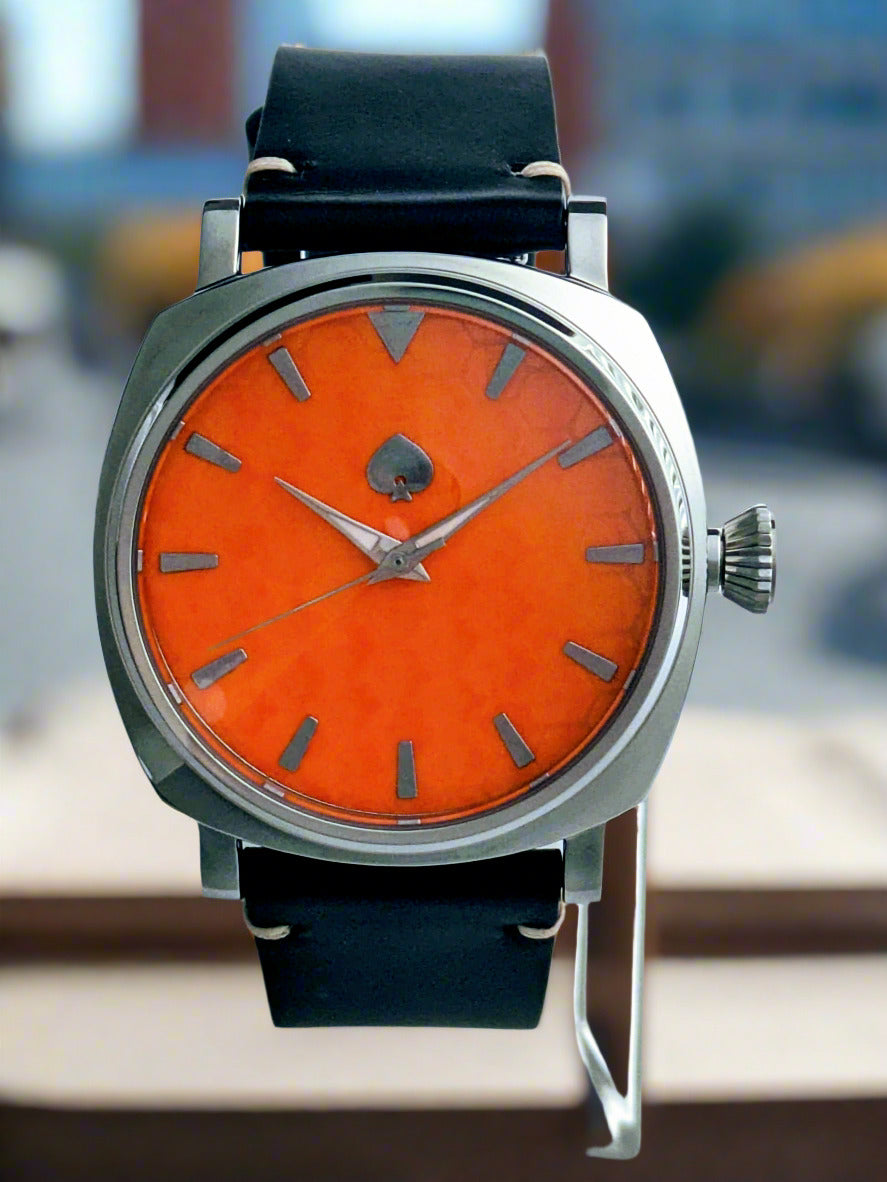 Honeycomb - Automatic Watch Orange Dial