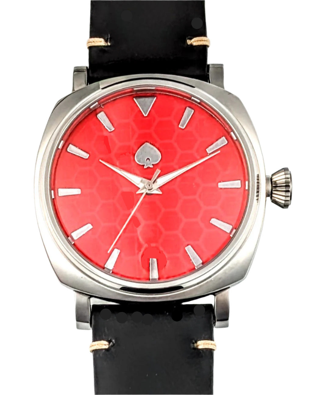 Honeycomb - Automatic Watch Red Dial