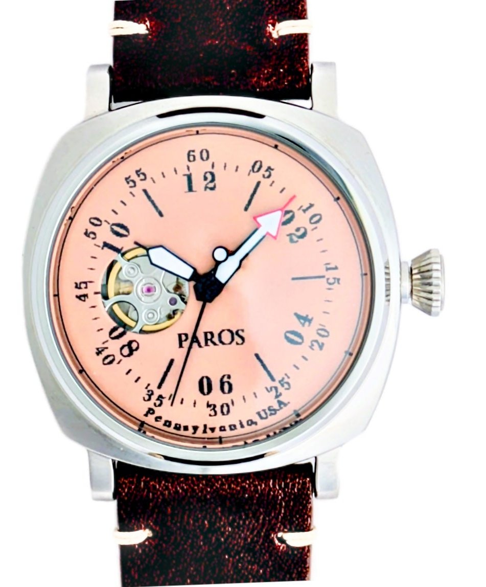 Salmon Tail Open Heart - Automatic Watch