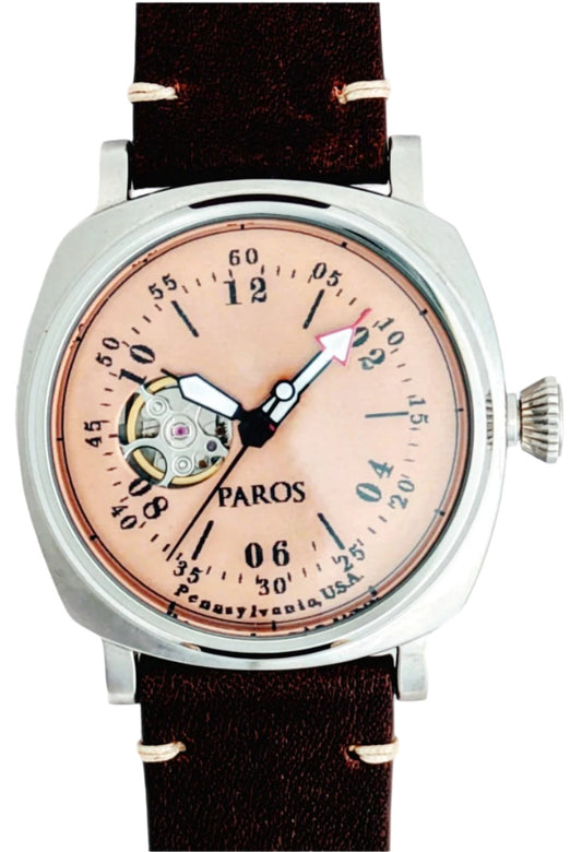 Salmon Tail Open Heart - Automatic Watch